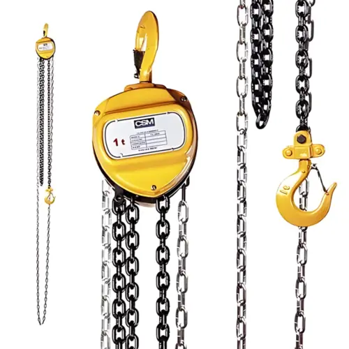Talha Manual de Corrente Csm Tc 1000 1 Tonelada com 3 Metros