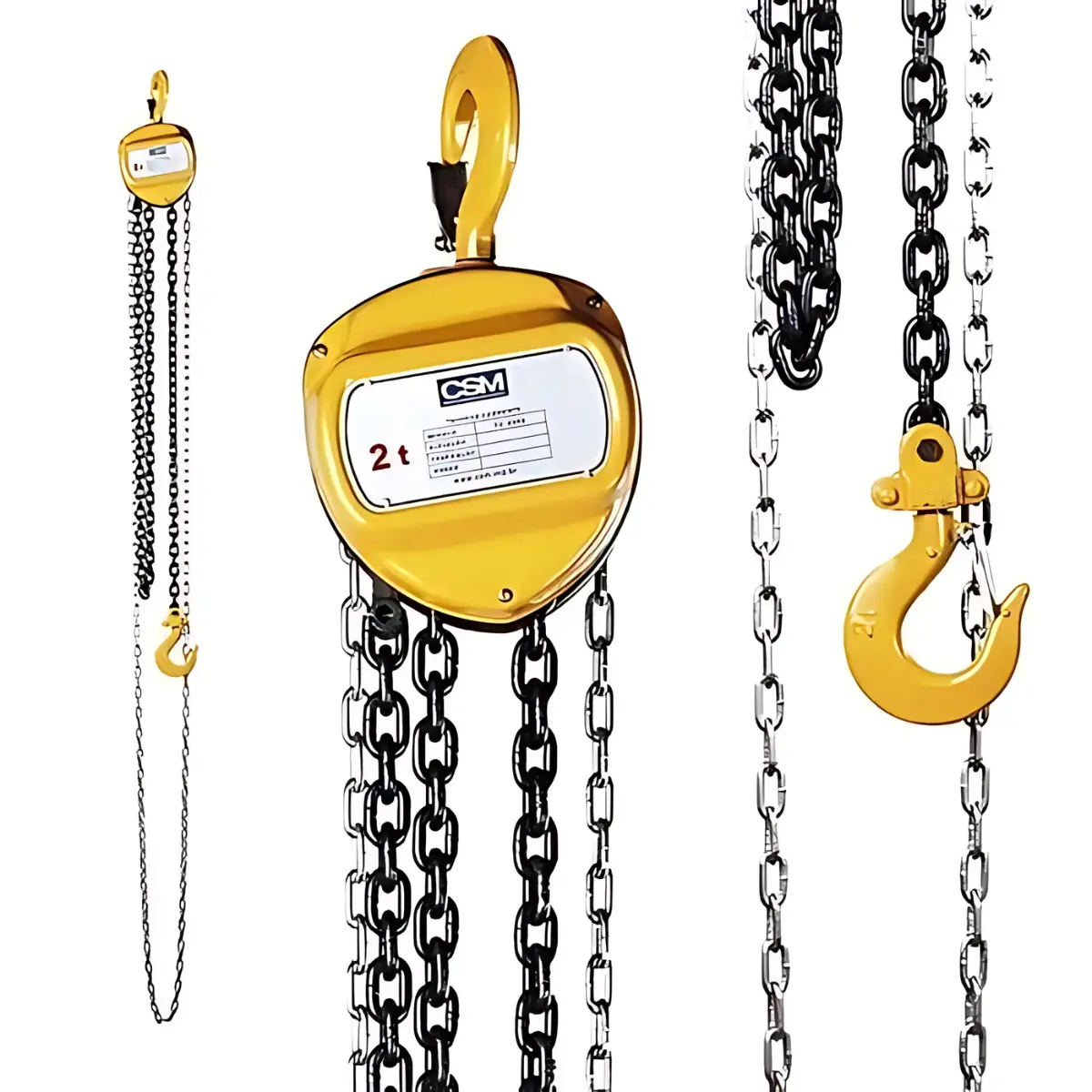 Talha Manual de Corrente Csm Tc 2000 02 Toneladas com 03 Metros