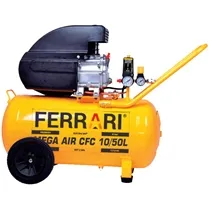 Compressor de Ar Ferrari Mega Air Cfc 10 Pés 50l 2 Cv Monofásico 110v