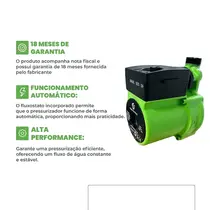 Pressurizador de Água Eurobombas EPA 15-9-120 120W 0,16CV Monofásica 220V