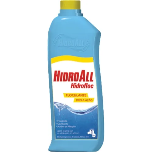 Clarificante Floculante Liquido Para Piscina Hidroall Hidrofloc Tripla