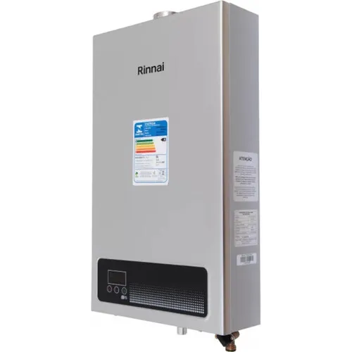 Aquecedor a Gas Digital Rinnai REU-E150 FEH 15L GLP 110/220V Bivolt Prata