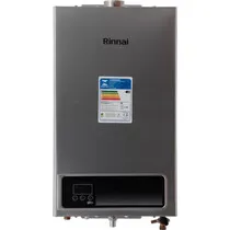 Aquecedor a Gas Digital Rinnai REU-E150 FEH 15L GLP 110/220V Bivolt Prata