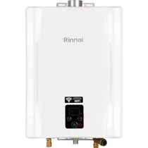 Aquecedor a Gas Digital Rinnai REU-E211 FEH 21L GLP 110/220V Bivolt Branco