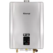 Aquecedor A Gas Digital Rinnai REU-E211 FEH 21L GLP 110/220V Bivolt Prata