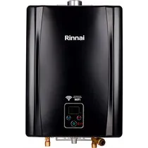 Aquecedor a Gas Digital Rinnai REU-E211 FEH 21L GLP 110/220V Bivolt Black