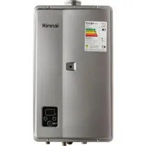 Aquecedor a Gas Digital Rinnai REU-E271 FEH 27L GLP 110/220V Bivolt Prata