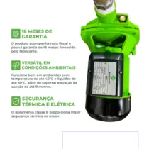 Bomba Centrífuga Eurobombas EB1000M 1CV Monofásica 220V