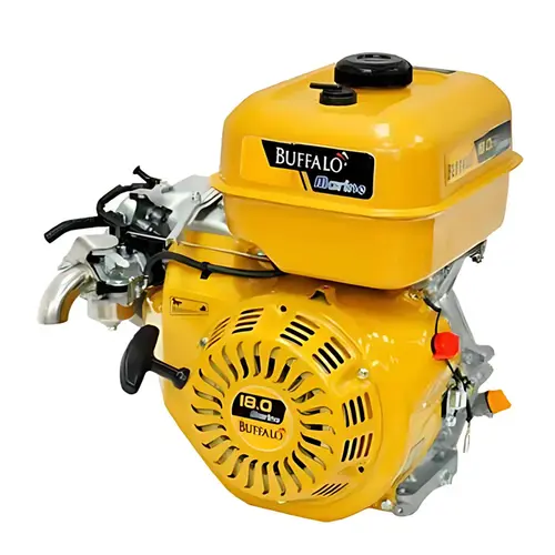 Motor a Gasolina para Gerador Buffalo BFG 18,0CV Marine 4T sem Escape e Filtro com Partida Manual