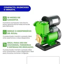 Pressurizador Eurobombas Ultra Press EB-29 1/2CV Monofásica 220V