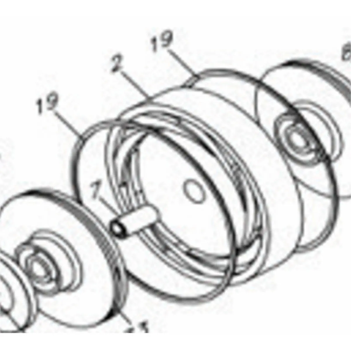 KIT ESTAGIO GRUNDFOS HU-P PARA CORPO M6126