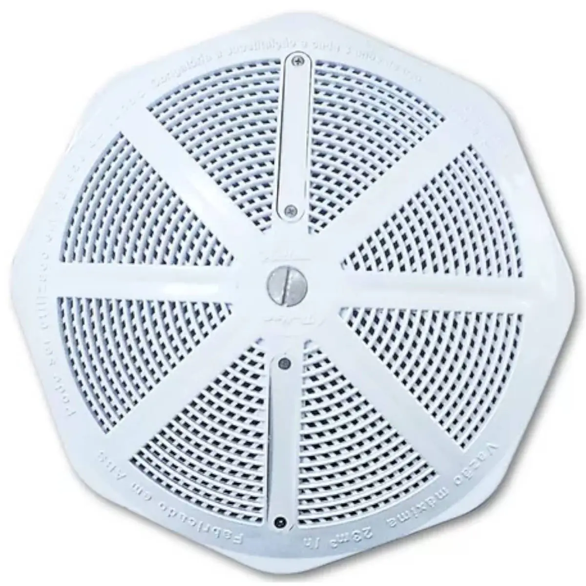 DRENO DE FUNDO POOLTEC ALTA VAZAO PLUG 60 MM BRANCO