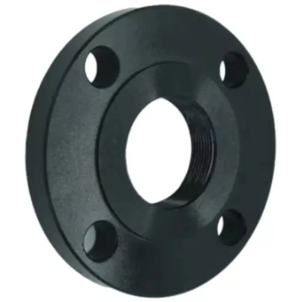 FLANGE LISO DEMAVAL ACO CARBONO DIN PN 10 RF ROSCA BSP 2P