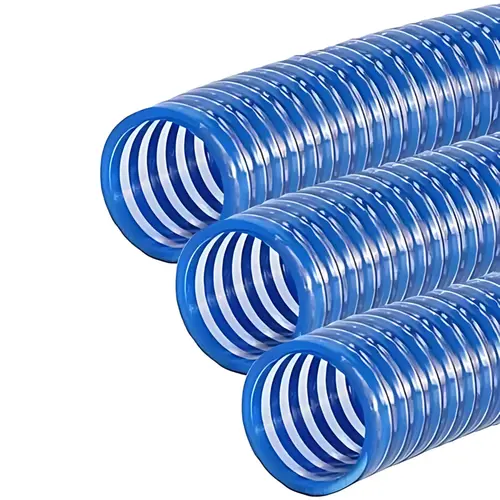 MANGUEIRA FLEXIVEL PVC DE SUCCAO KANAFLEX KM-L 1 POLEGADAS AZUL COM 50 METROS