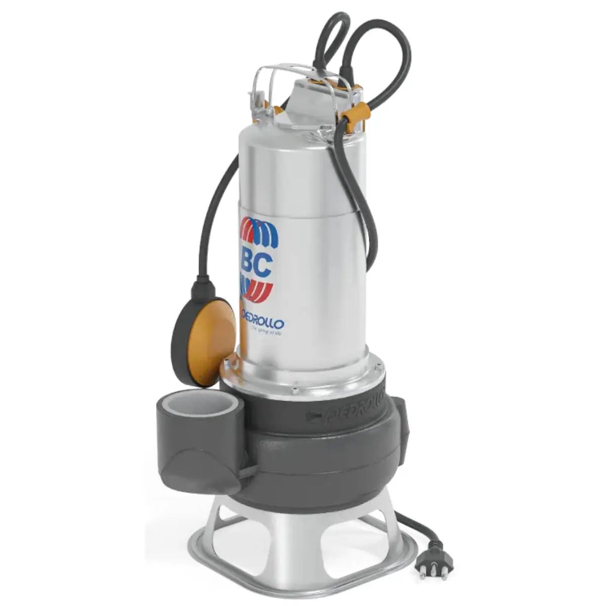 Bomba Submersível Pedrollo Para Esgoto Bcm 20/50 2cv Monofásico 220v Com Boia