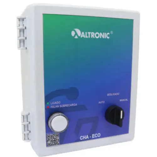 QUADRO DE COMANDO ALTRONIC CHA ECO 3CV TRIFASICO 220V 8 12,5A