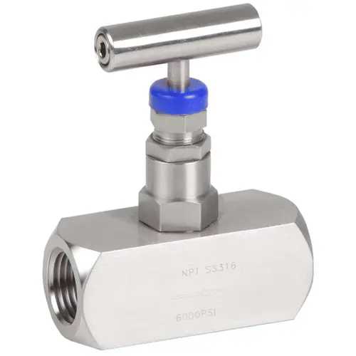 Valvula Agulha em Inox 316 Genebre 6000LBS 3/4 Polegadas PTFE F-F NPT