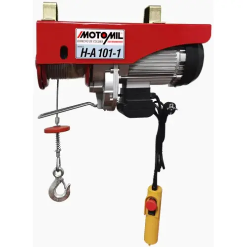 Guincho de Coluna Eletrico Motomil 100 a 200kg H-a 101 Monofasica 220v