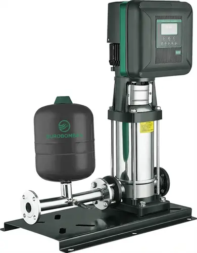 Sistema De Pressurizacao Vertical Eurobombas Europress Veb 121-12 Trifasico 380v