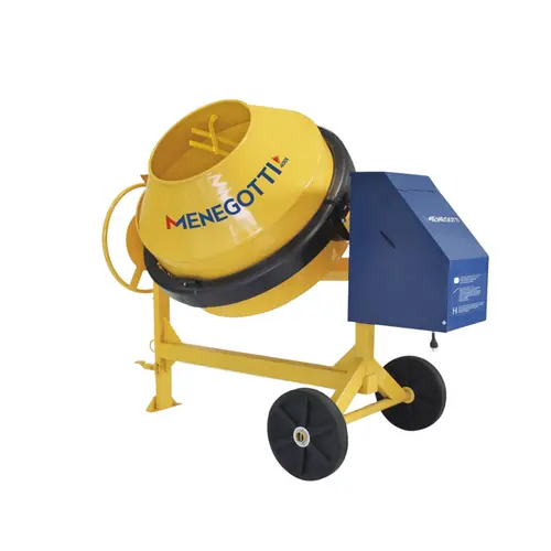 Betoneira Menegotti Profissional 400L Com Motor Trifásico 2CV 220V 60Hz 4P Com Roda Maciça Com Kit Segurança WEG