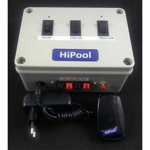 Caixa De Comando Hipool De 45W 6A Para 4 Refletores - Hipool