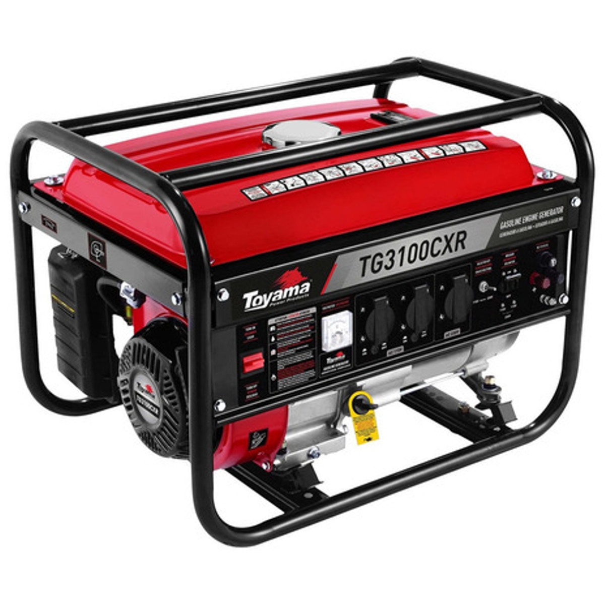 Gerador De Energia A Gasolina Toyama Tg3100cxr 31 Kva 4 Tempos 196cc Monofásico 115230v 4939