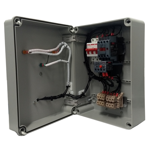 Quadro De Comando Ms Para Bomba De Piscina De 1 A 3 Cv Trifasico 220v