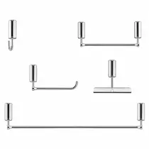 Kit de Acessórios Para Banheiro Docol Idea Cromado - 5 Peças
