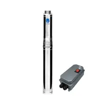Bomba Submersa Leão 4R3PA-11 230 1CV Monofásica 220V com Control Box
