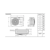 Trocador de Calor Para Piscinas Até 50m³ Jacuzzi Jtc50-M2 Monofásico 220v