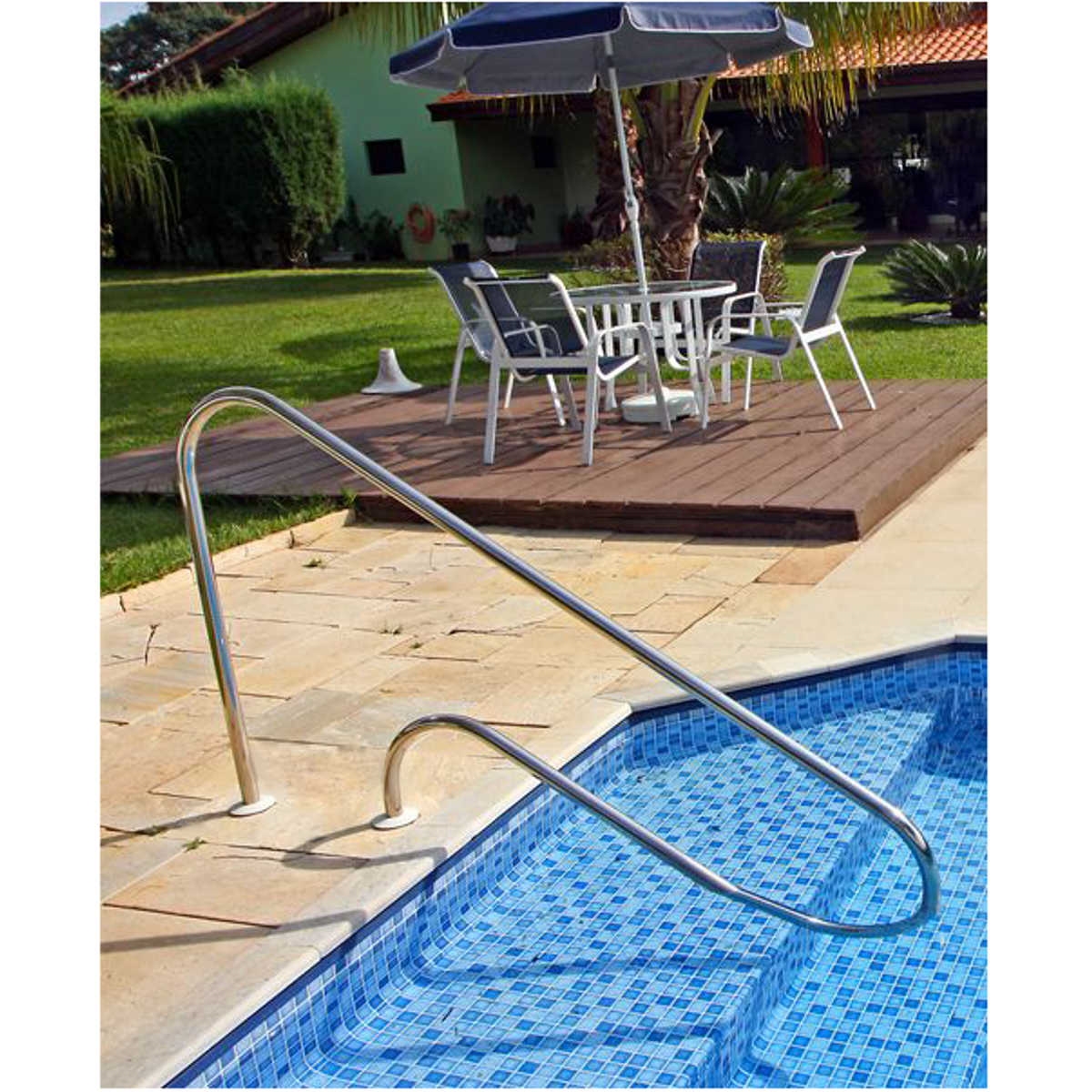 Corrimão Para Piscina Sodramar Ilha Bela