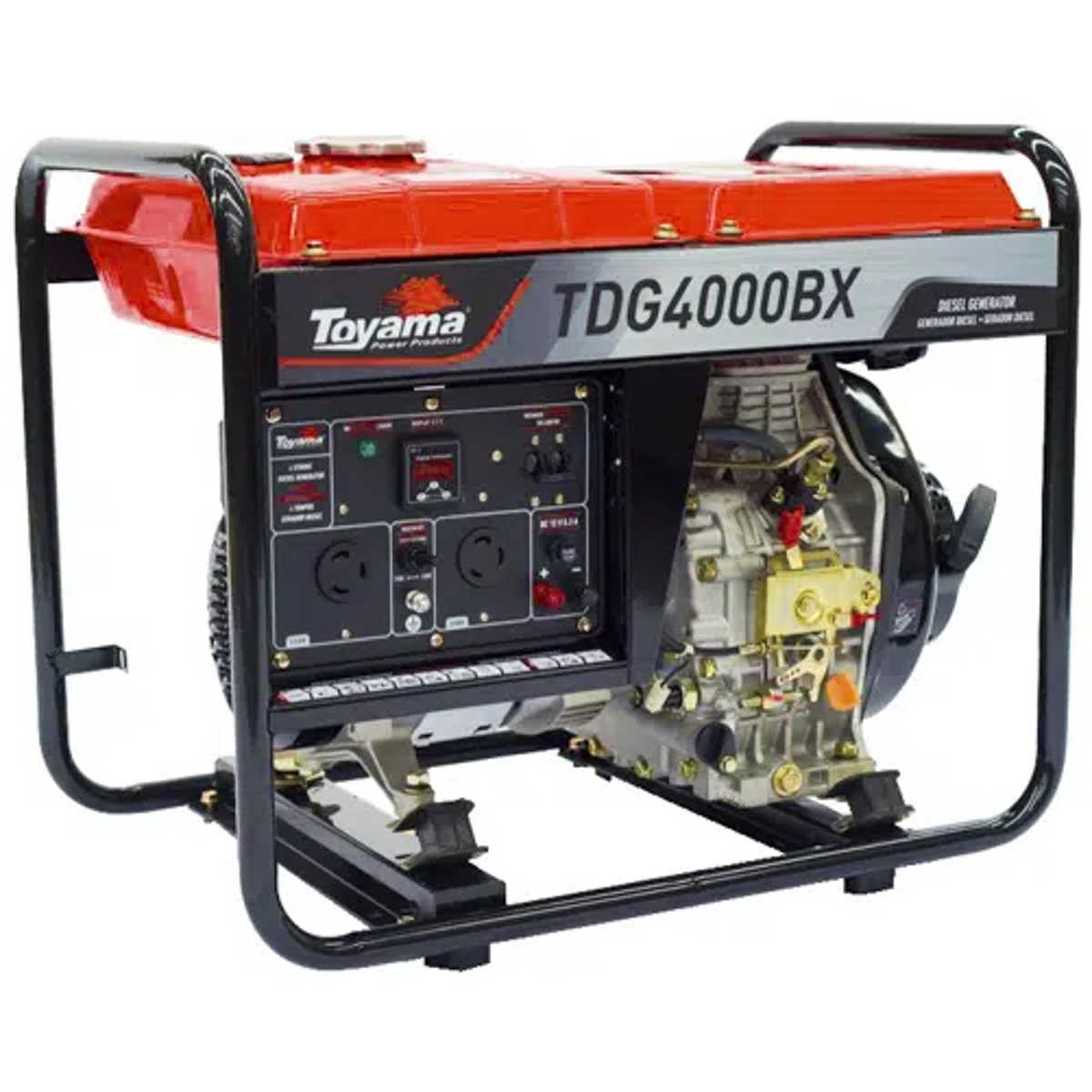 Gerador de Energia à Diesel Toyama Tdg4000bx 3,3 Kw Monofásico 110v/220v