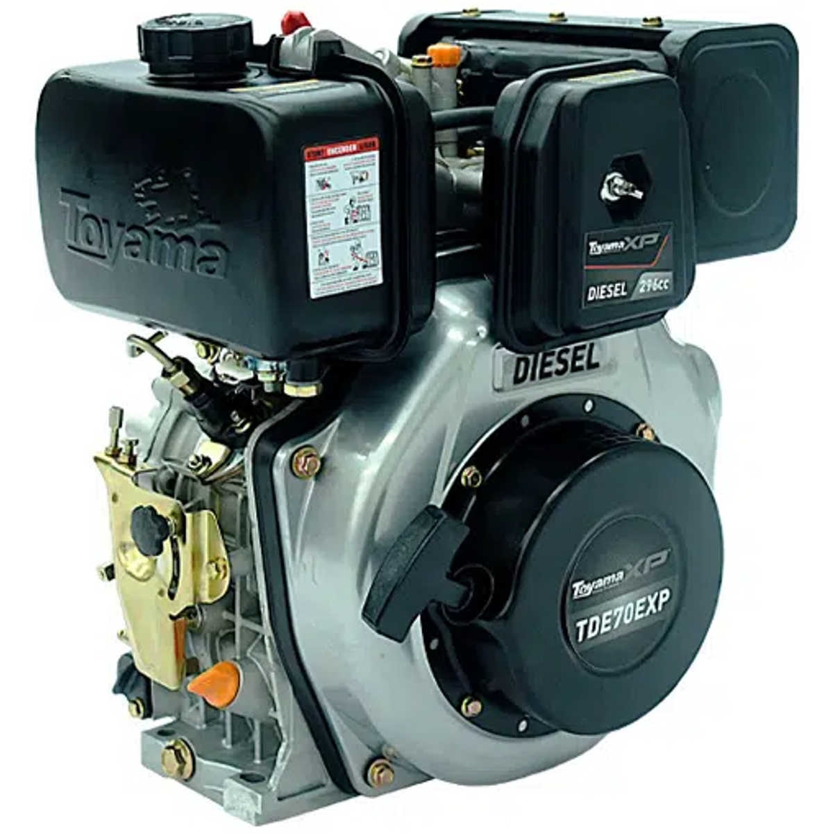 Motor à Diesel Toyama Tde70exp 7,0 Cv - Partida Manual/elétrica