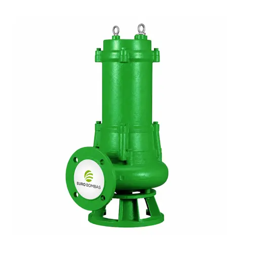 Bomba Submersível Para Esgoto Eurobombas WQ15-20-2.2B 3CV Trifásica 220V
