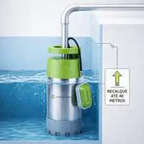 Bomba Submersível Eurobombas EB Euromulti-1000 1,36CV Monofásica 220V