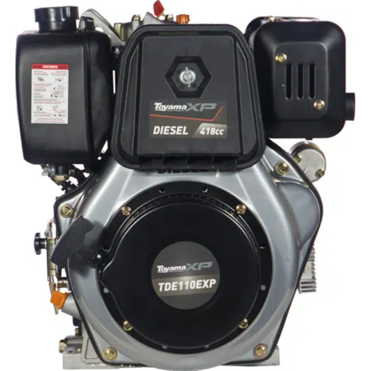 Motor a Diesel Toyama TDE110EXP 4 Tempos 10,5CV 418CC com Partida Eletrica