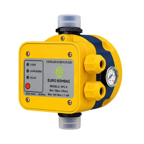 Controlador Automático de Pressão Eurobombas EPC-5 Bivolt 110/220V