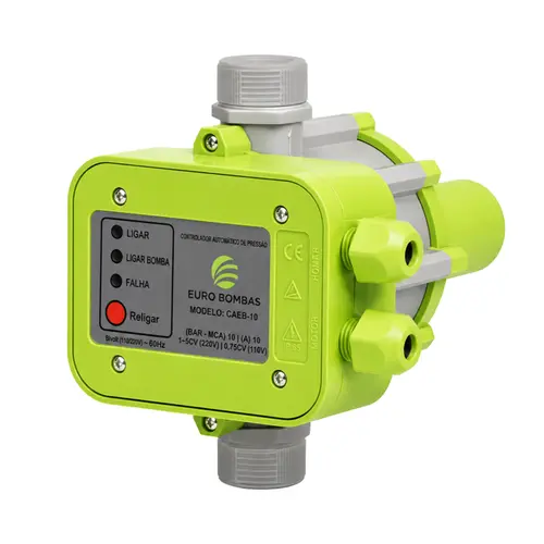 Controlador Automático de Pressão Eurobombas CAEB-10 1,5 Bar Monofásica Bivolt 110/220V