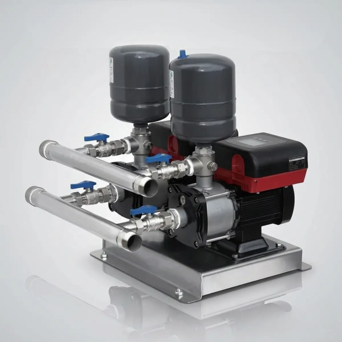 Sistema De Pressurização Eurobombas Europress 55-40 5,5 cv c/ Inversor Monofásico 220v