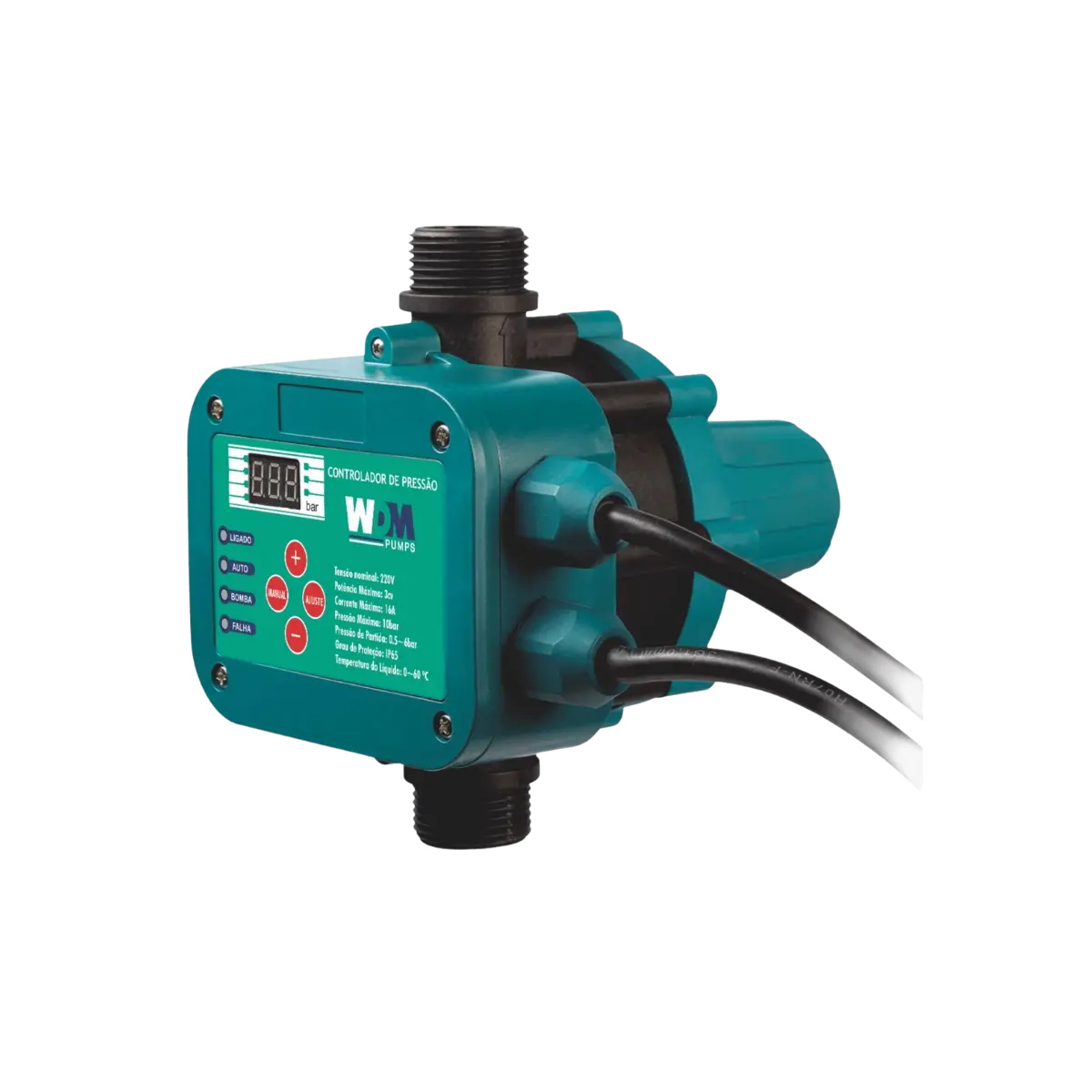 Controlador Automatico de Pressao WDM P-Switch WPC-58 2.2Kw 1,5CV-3CV Monofasico 220V IP65