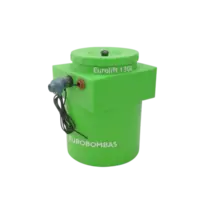Estação Elevatória Eurolift 130L Com Bomba Submersível Eurobombas EB Euroinox 450W Monofásica 220V