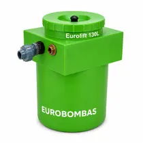 Estação Elevatória Eurolift 130L Com Bomba Submersível Trituradora Eurobombas WQ Destroyer-1100m 1,5CV Monofásica 220V