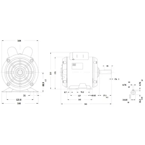 Motor Elétrico Weg 3 Cv 2 Polos Ip21 Monofásico 110v/220v