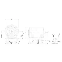 Motor Elétrico Weg 3 Cv Baixa Rotação Ip21 Trifásico 220v/380v
